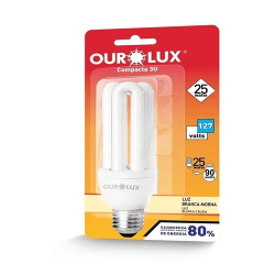 LAMPADA COMPACTA ESPIRAL 25W 127V E27 BC