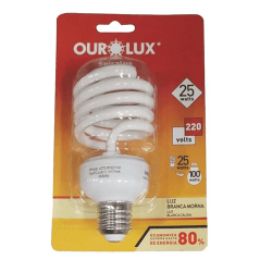 LAMPADA COMPACTA ESPIRAL 25W 220V E27 BR