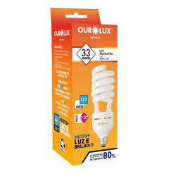 LAMPADA COMPACTA ESPIRAL 33W 127V E27 BR