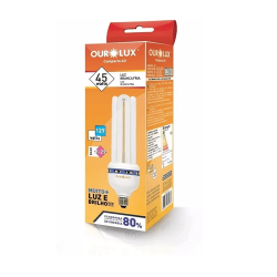 LAMPADA COMPACTA ESPIRAL 45W 127V E27 BR