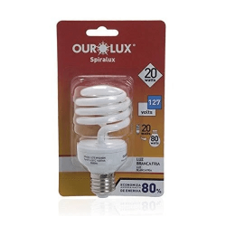 LAMPADA COMPACTA ESPIRAL MINI T2 20W 127V E27 BC