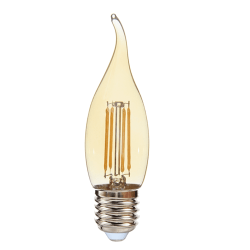Lâmpada Led Vintage Vela Chama 2w Biv 2400k
