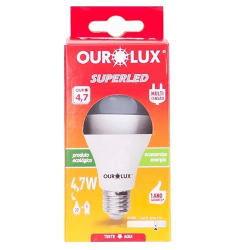 Lâmpada Superled Globo 4.7w 3000k