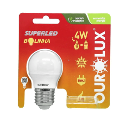 Lâmpada Superled Globo 4w 6400k