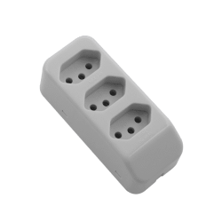 Tomada Barra Tripla Cz 2p+T