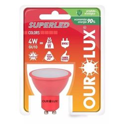 LAMPADA SUPERLED GU10 4W VM - OUROLUX