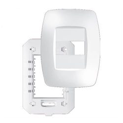 PLACA 4x2 - COM SUPORTE 1 MODULO HORIZONTAL - ELEGANCE