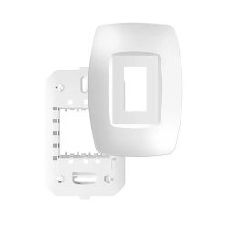 PLACA 4x2 - COM SUPORTE 1 MODULO VERTICAL - ELEGANCE