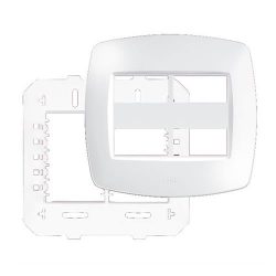PLACA  4X4 - COM SUPORTE 4 MODULOS HORIZONTAIS-ELEGANCE