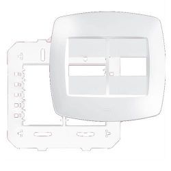 PLACA  4X4 - COM SUPORTE 2 MODULOS HORIZONTAIS - ELEGANCE